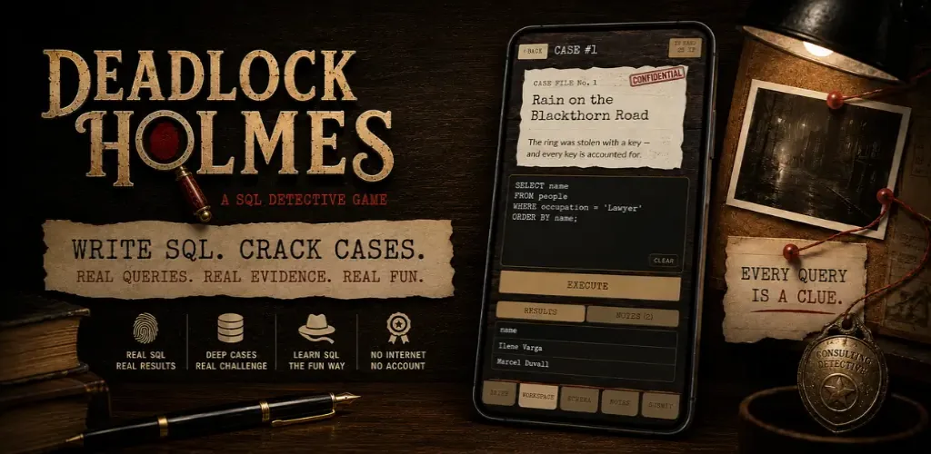 Deadlock Holmes feature graphic