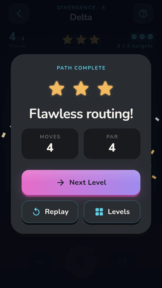 Path complete: flawless routing, solved within par