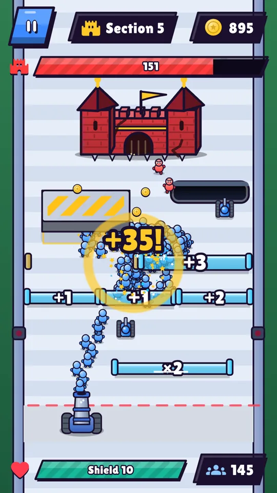 A golden gate bursts into a +35 crowd mid-run